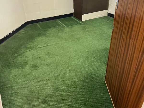 The same rooms emptied, floors clear